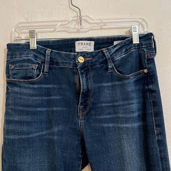 FRAME Made in the USA Le Crop Mini Cropped Jeans Size 28 - Picture 3 of 5